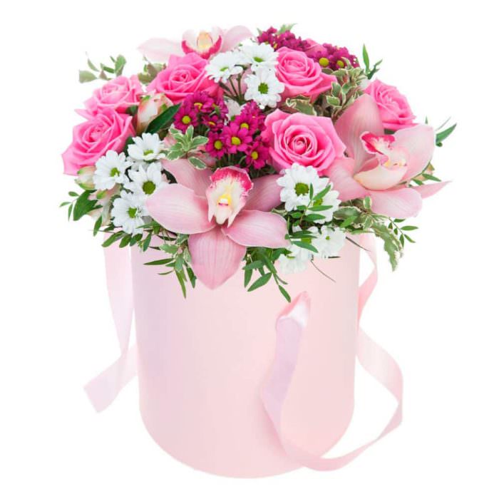 Коробка цветов  «Романтика»